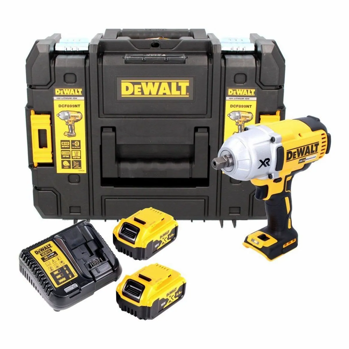 DeWalt DCF 899 Akku-Schlagschrauber, 950 Nm, 1/2" Brushless mit 2 Akkus 2