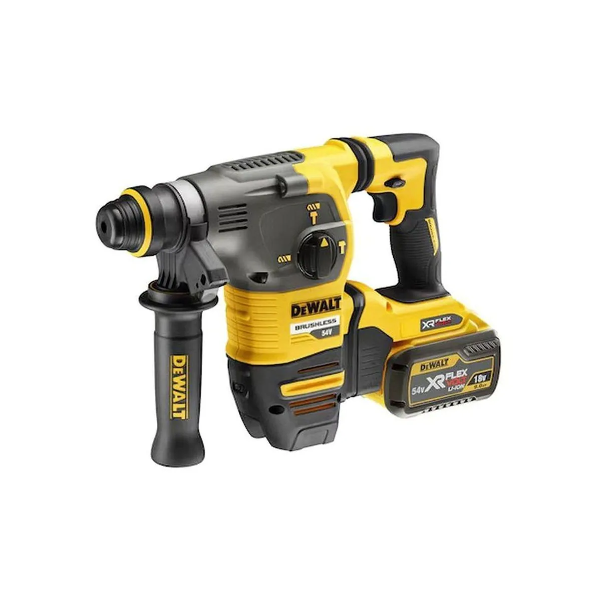 DeWalt Akku-Kombibohrhammer DCH333X2-QW, 54 V, 3,5 Joule Schlagenergie, SDS-plus 2