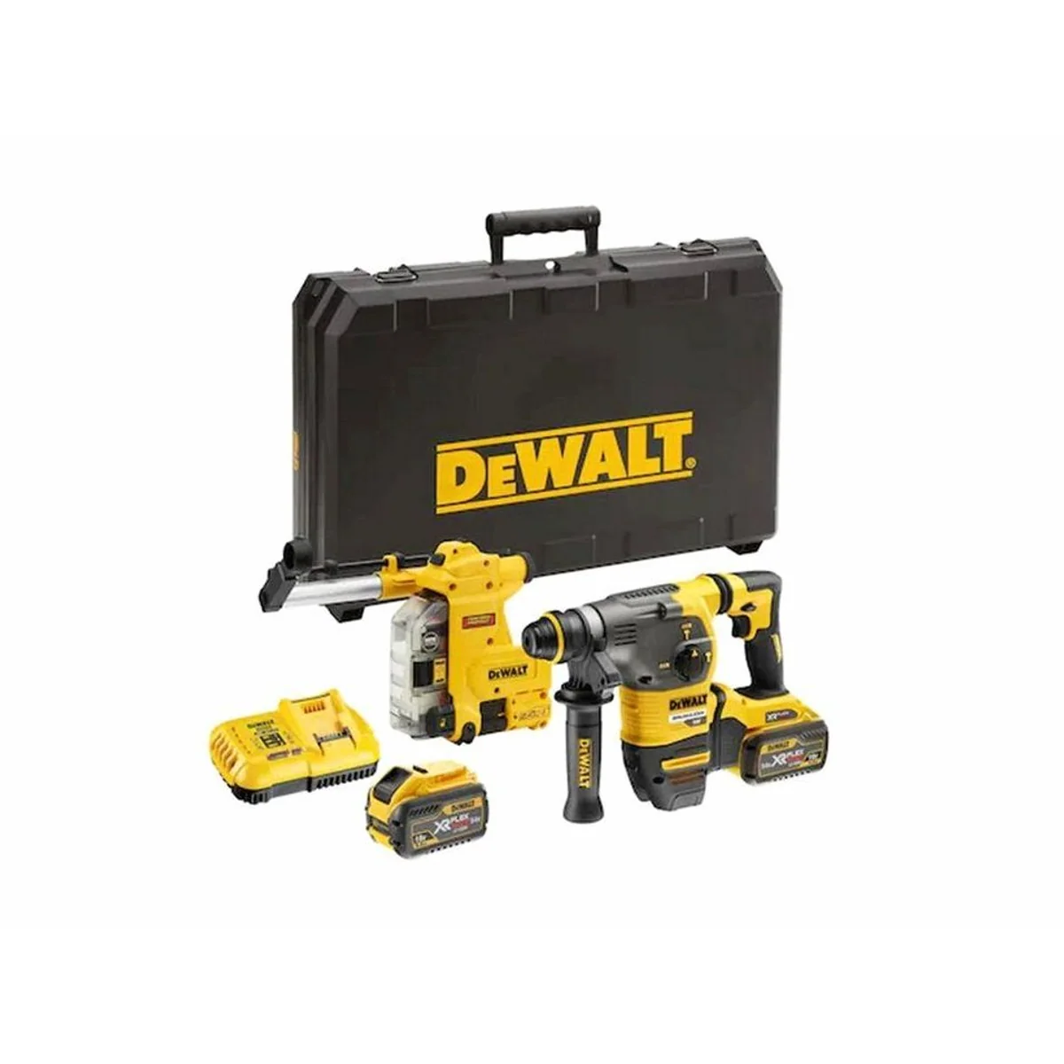 DeWalt DCH333X2-QW Akku-Kombibohrhammer, 54V, 3,5 J, inkl. 2 Akkus & Ladegerät