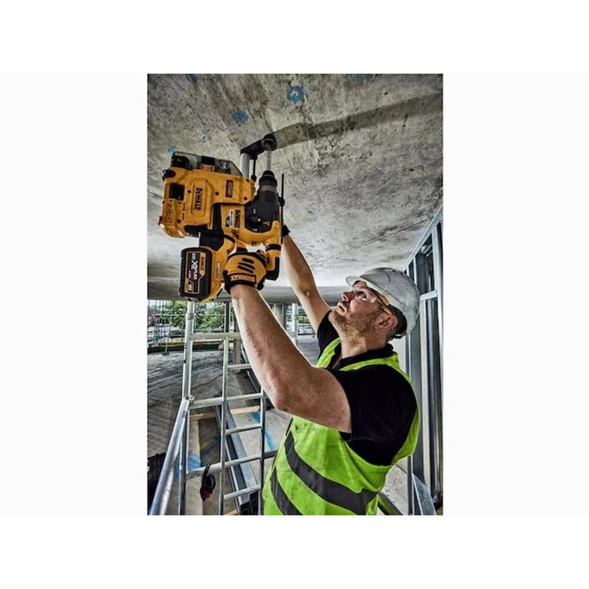 DeWalt DCH333X2-QW Akku-Kombibohrhammer, 54V, 3,5 J, inkl. 2 Akkus & Ladegerät 3