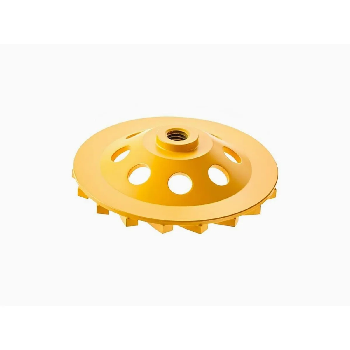 DeWalt DWE4257KT Winkelschleifer, 1500 W, 10.000 U/min, 125 mm — inklusive Staubhaube und Diamant-Topfscheibe 4