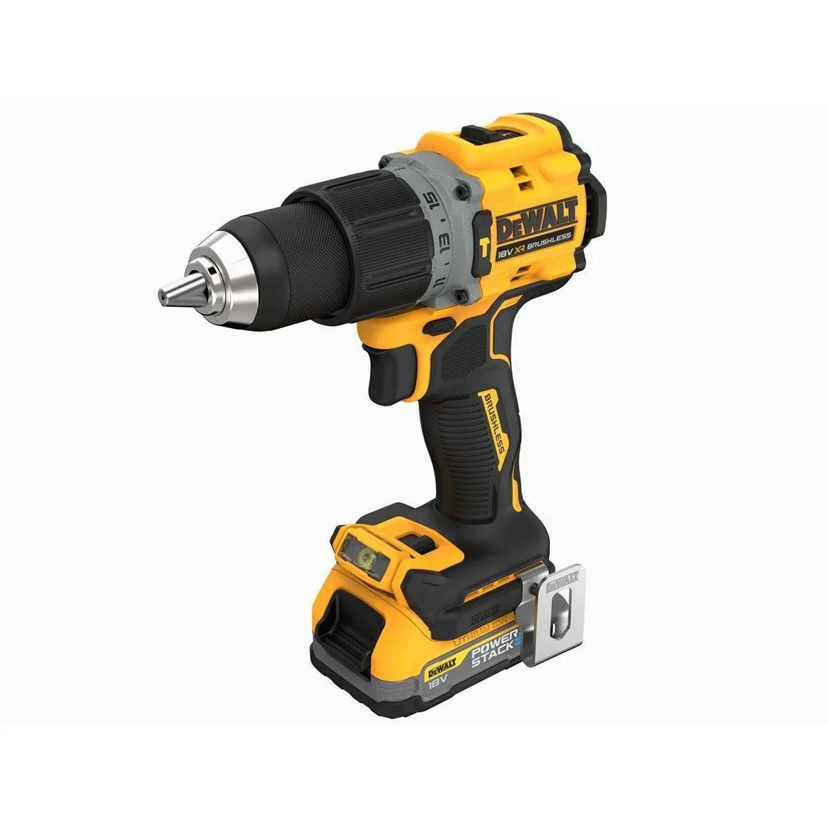 DeWalt DCD805E2T-QW Akku-Schlagbohrschrauber, 90 Nm Drehmoment, 2-Gang-Getriebe 4