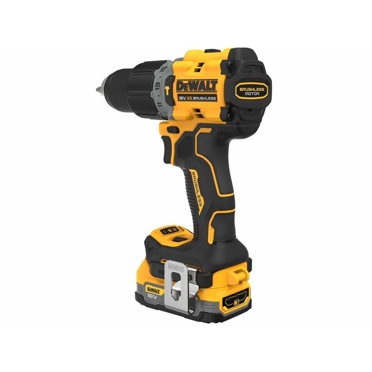 DeWalt DCD805E2T-QW Akku-Schlagbohrschrauber, 90 Nm Drehmoment, 2-Gang-Getriebe 5