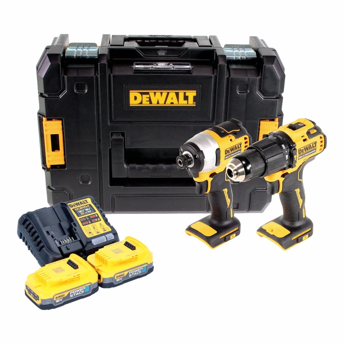 DeWalt DCK 2062 E2T Akku-Schlagbohrschrauber, hohe Leistung, kompakt, inklusive Zubehör