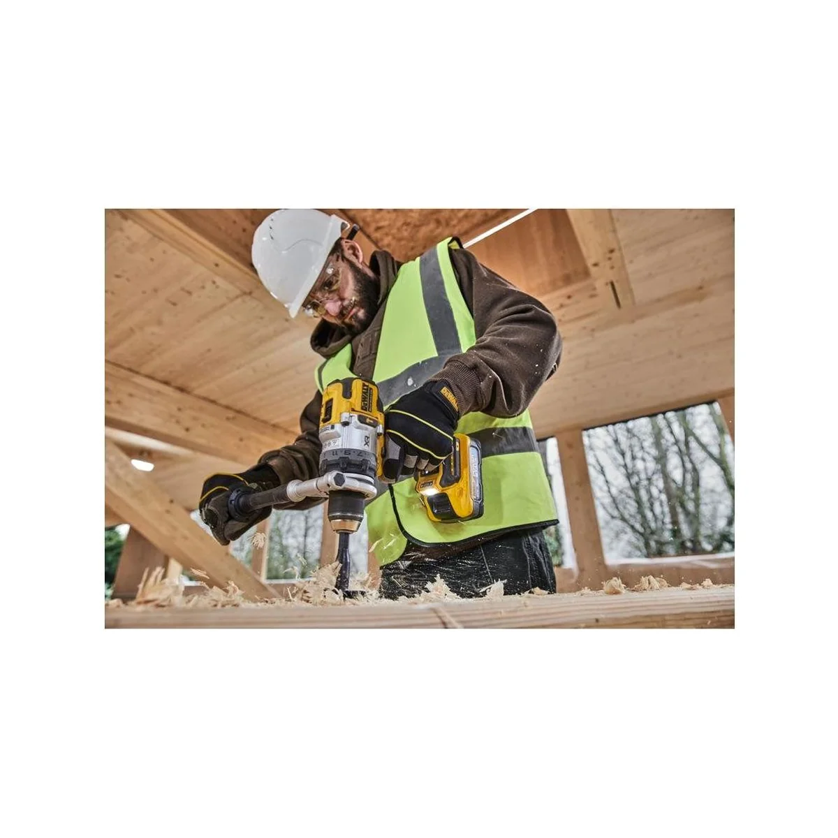 DeWalt Akku-Schlagbohrschrauber 18V / 5 Ah, hohe Leistung und Langlebigkeit – Set mit 2 Akkus und Ladegerät 5