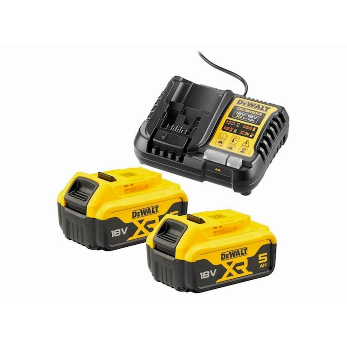 DeWalt DCD709 Akku-Schlagbohrschrauber, 18 V, 1650 U/min, Set mit 2x 5,0 Ah Akku 3
