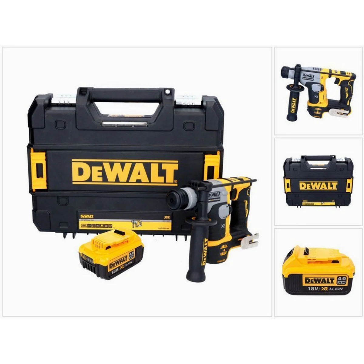 DeWalt DCH 172 Akku-Bohrhammer, 18 V, 1,4 Joule, SDS-plus, LED-Beleuchtung