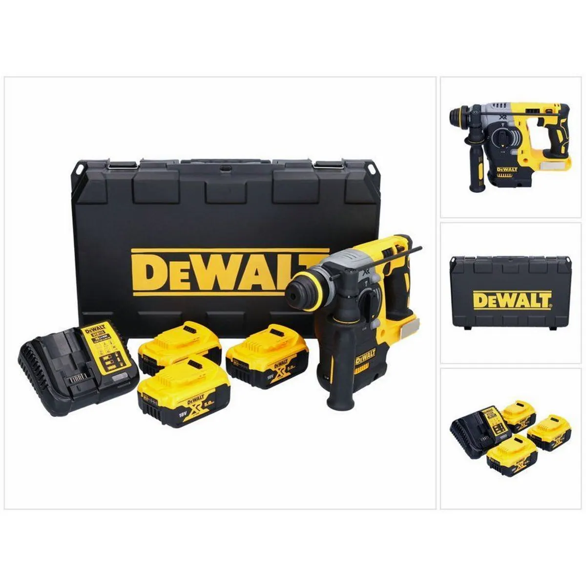 DeWalt DCH 273 NT Akku Kombihammer, hohe Leistung, kompakte Bauweise, bürstenloser Motor
