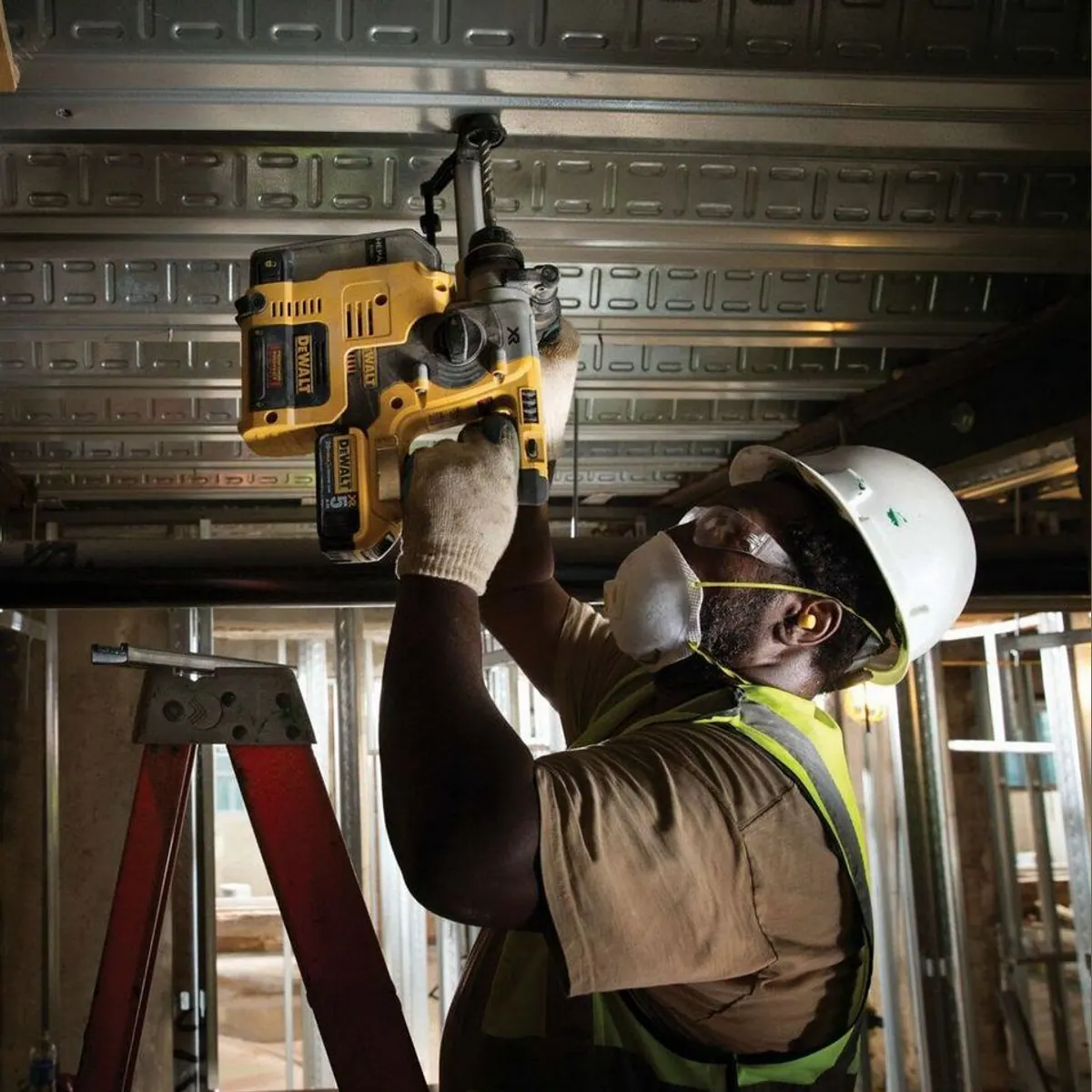 DeWalt DCH 273 N Akku Kombihammer, leistungsstark, vibrationsreduziert, bürstenlos — 18 V, 2,1 J, SDS Plus 5
