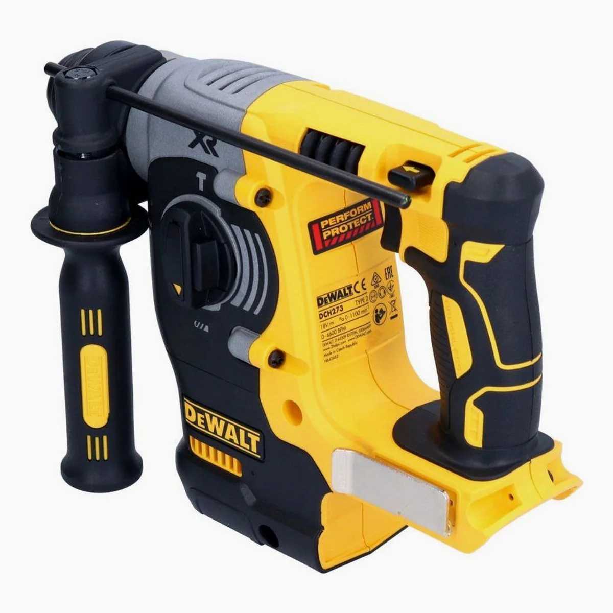 DeWalt DCH 273 E1 Akku-Kombibohrhammer, hohe Leistung, kompakte Bauweise, bürstenloser Motor 4
