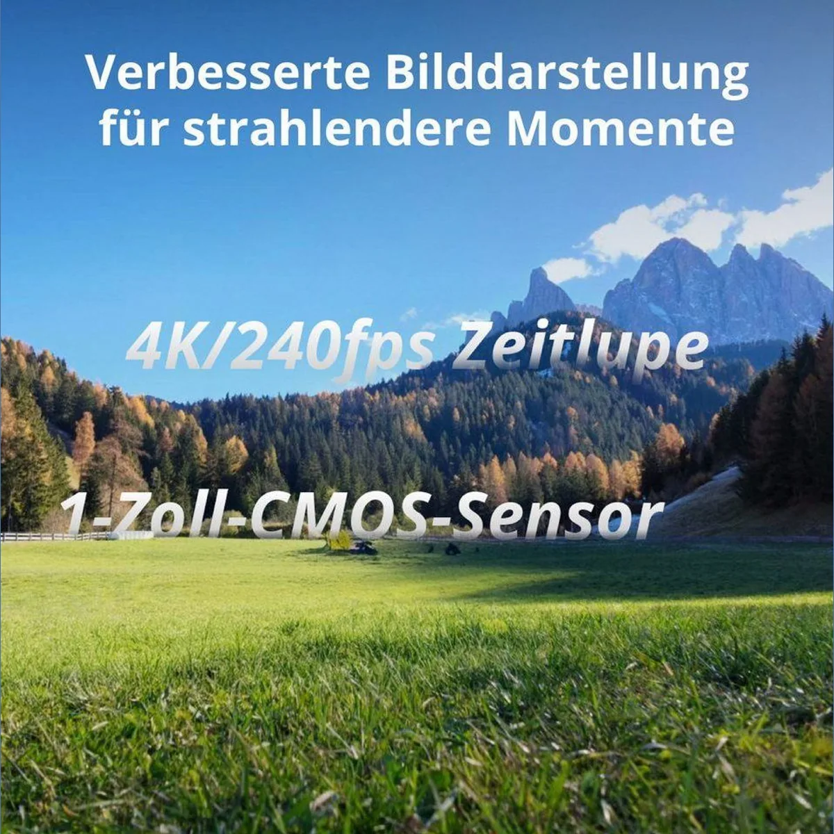 DJI Osmo Pocket 4 Gimbal Kompaktkamera, 1-Zoll-CMOS, 4K/240fps, Bluetooth 4