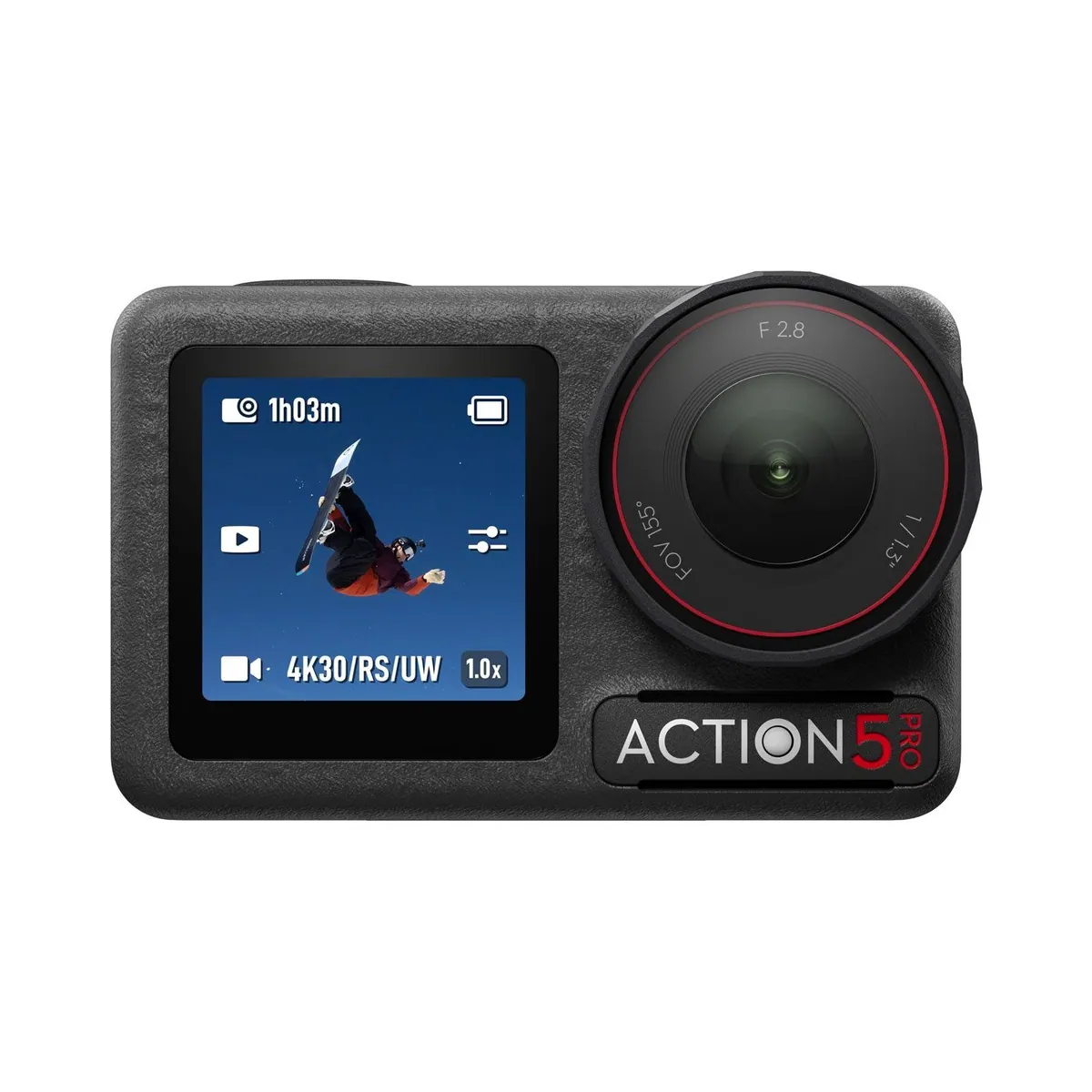 DJI Osmo Action 5 Action Cam, beeindruckende 8K-Auflösung, 20 m wasserdicht