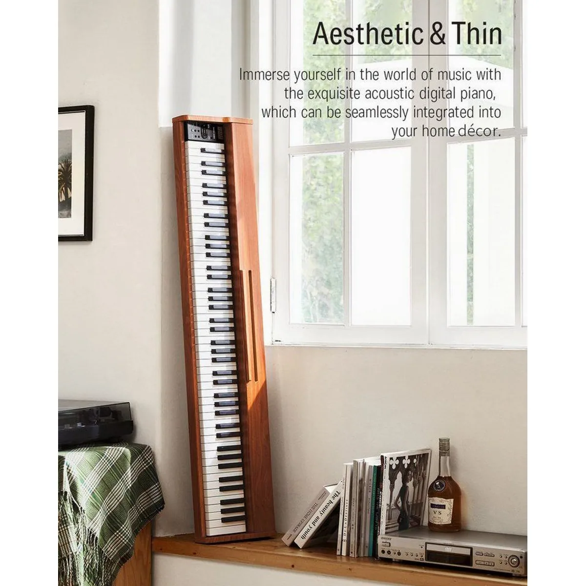 Donner DEP-1S Digitalpiano, 88 halbgewichtete Tasten, vielfältige Funktionen 3