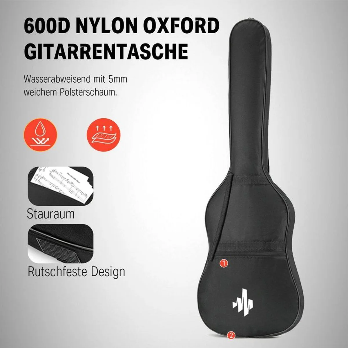 Donner DTL-100 E-Gitarre, H-H Tonabnehmer, Ahornhals — ideal für Einsteiger 5