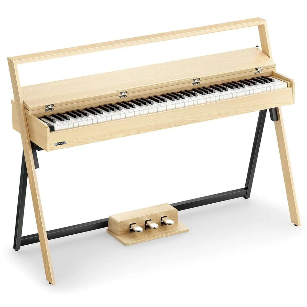 Donner R300 Digitalpiano, 88 gewichtete Tasten, Dual-Bluetooth, 3-Pedal-Funktion