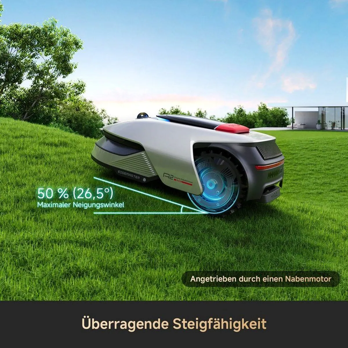 Dreame Rasenmähroboter A2, bis 1200 m² Rasenfläche, KI-Kamera, Kantenschnittsystem 3