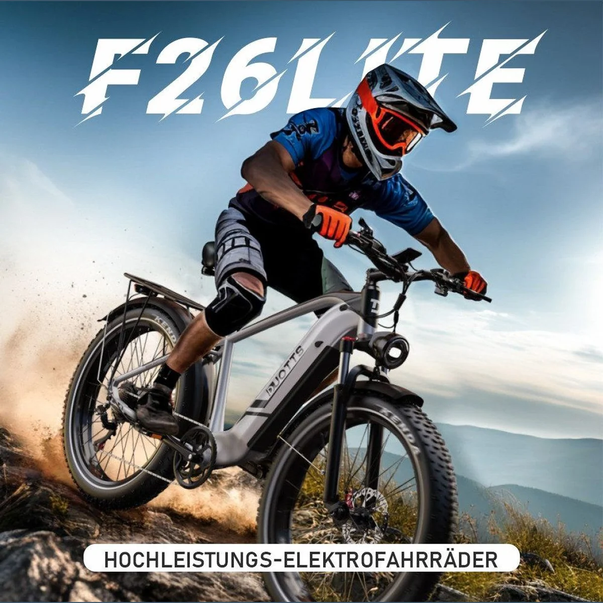 DUOTTS F26lite Pedelec, 100 km Reichweite, 250 W Motor, 7-Gang Shimano Schaltung 3