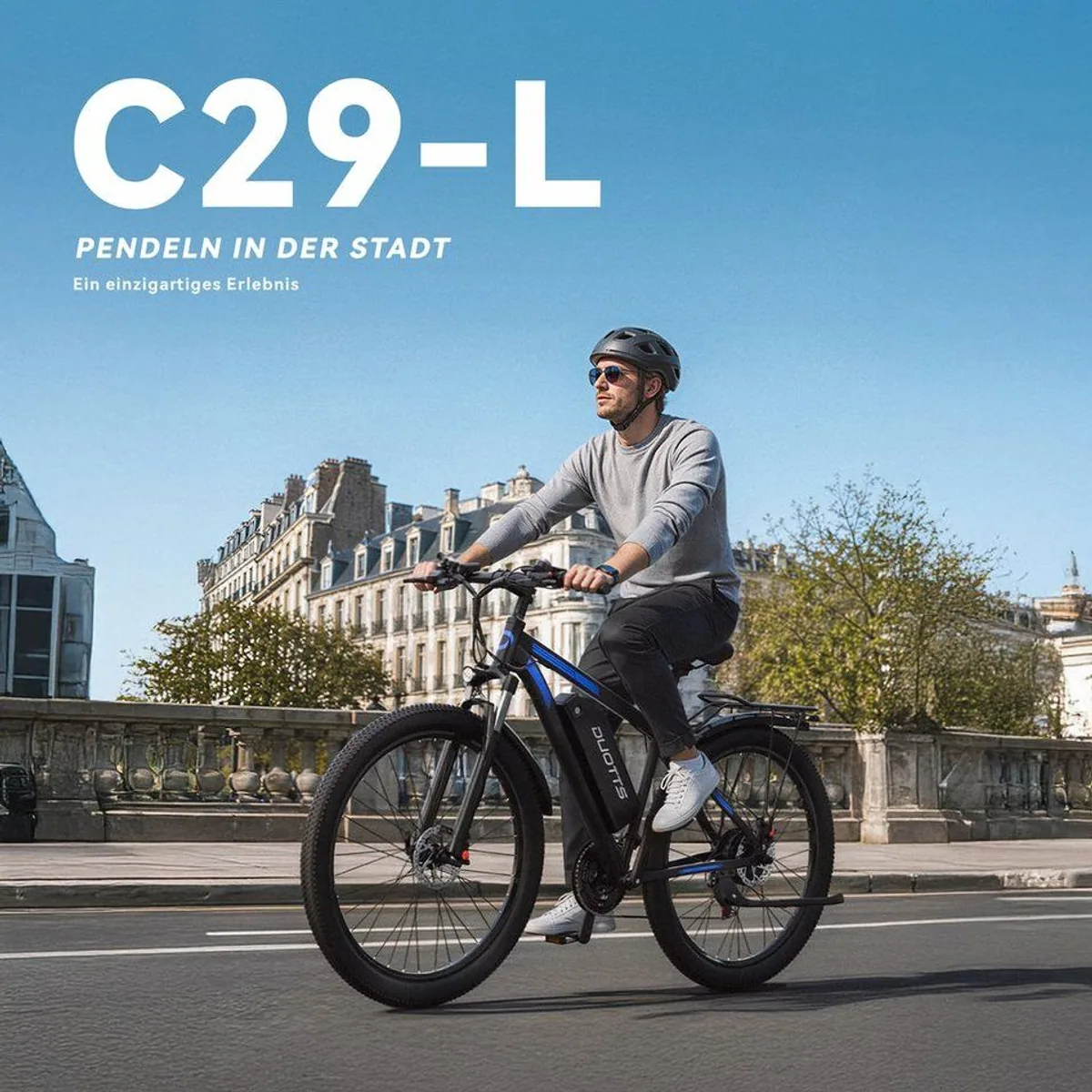 DUOTTS C29-L E-Bike, 250W Motor, 110 km Reichweite, Hydraulische Bremsen, App-Steuerung 3