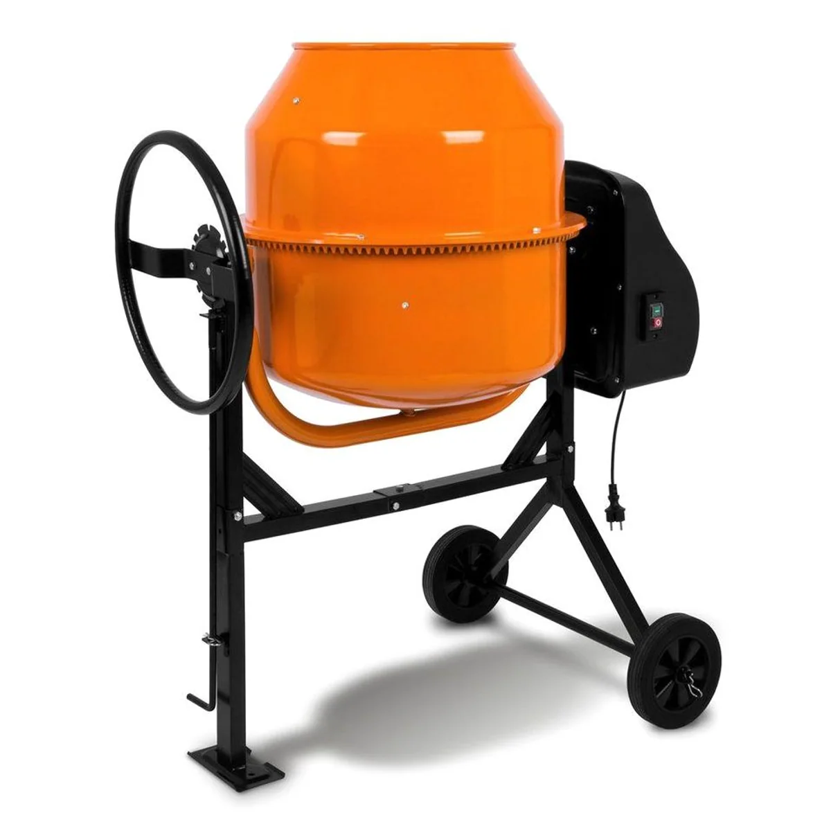 EBERTH Betonmischer 140L, 550W Motor, robustes Stahlgestell — effizient und vielseitig