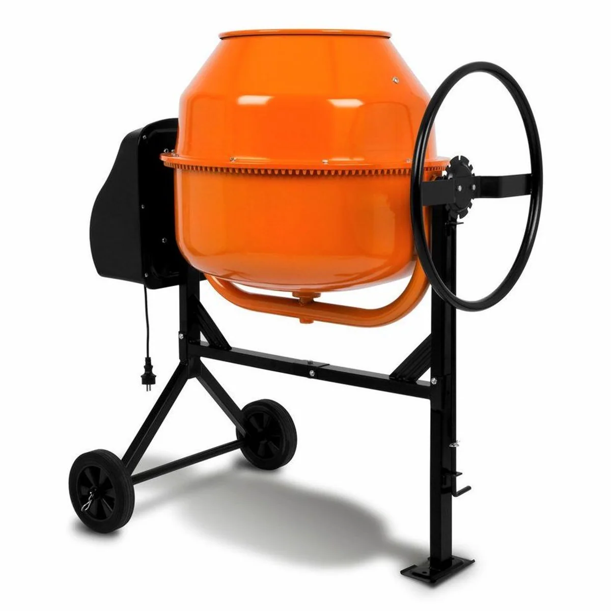 EBERTH Betonmischer 160 L, 650 W Motor, Robustes Stahlgestell — Effizientes Arbeiten für Bauprojekte 2