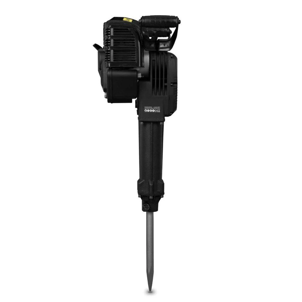 EBERTH GB1-1800 Abbruchhammer, leistungsstarker 2-Takt Motor, 700-1500 Schläge/Min, inkl. Spitz- und Flachmeißel 4