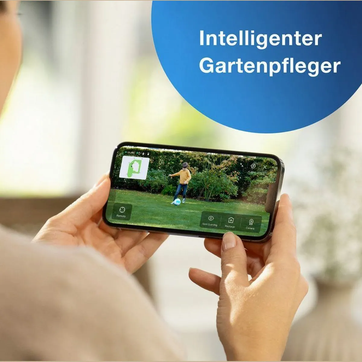 ECOVACS Rasenmähroboter GOAT G1-800, intelligente Hindernisvermeidung, App-Steuerung, bis 800 m² 3