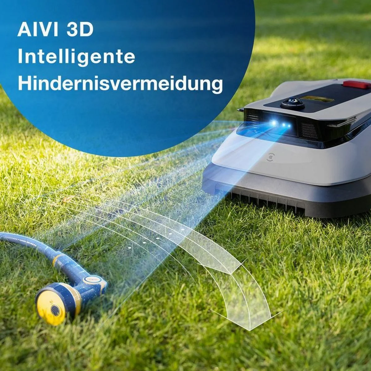 ECOVACS Rasenmähroboter GOAT G1-800, intelligente Hindernisvermeidung, App-Steuerung, bis 800 m² 4