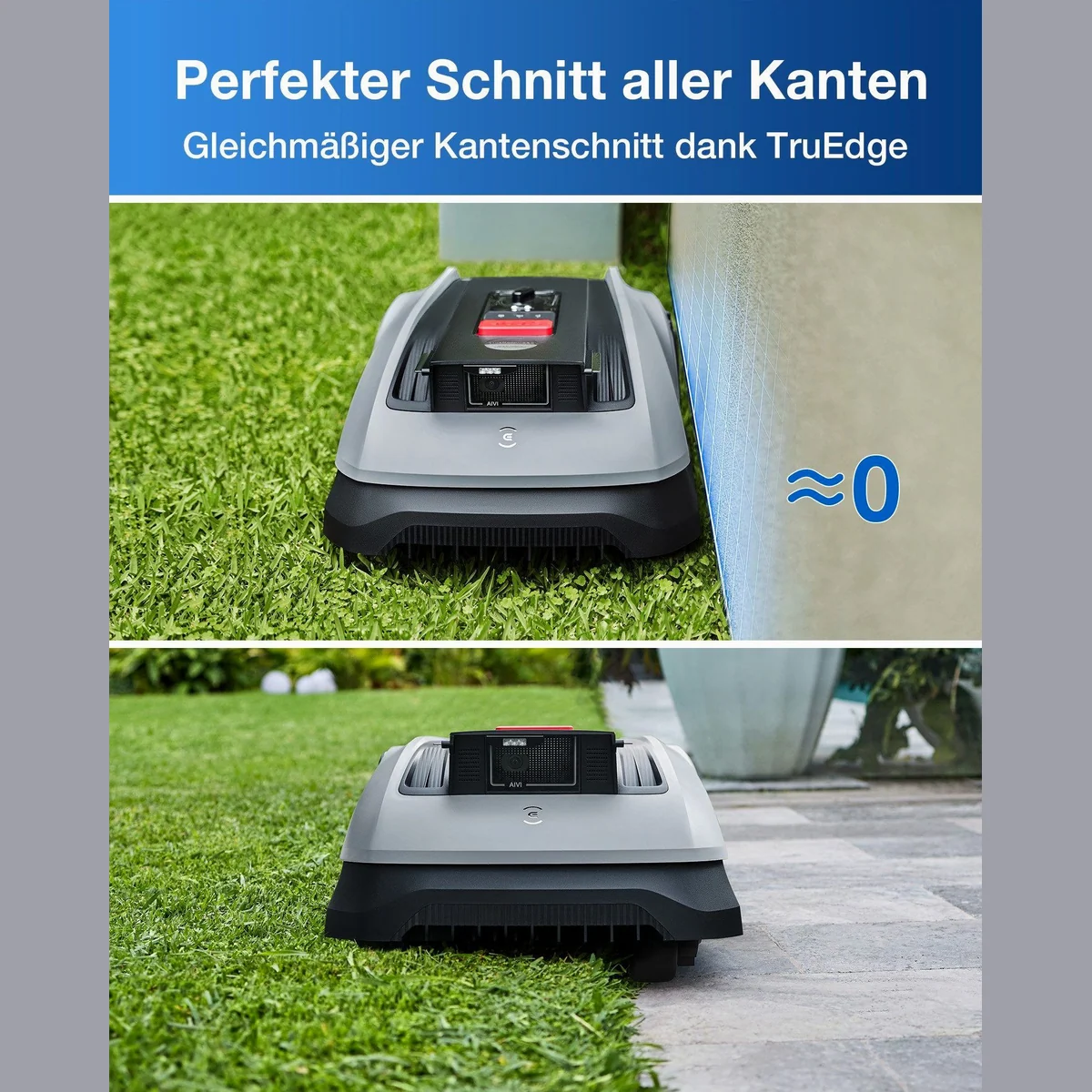 ECOVACS GOAT O600 RTK, präzise Navigation, hohe Mäheffizienz, für Rasenflächen bis 600 m² 3