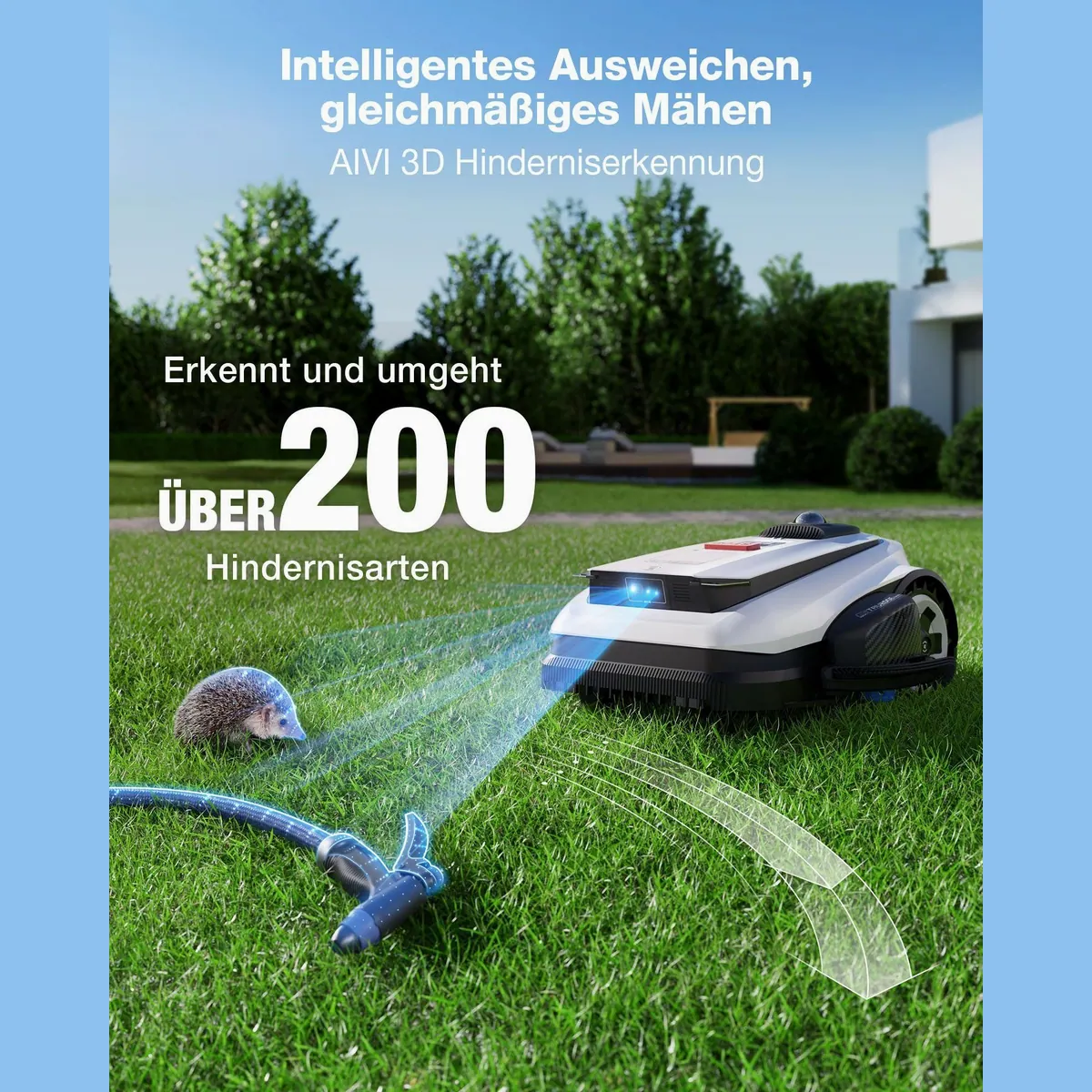 ECOVACS GOAT A1600 LiDAR PRO Care Kit, präzise Mähsteuerung, umfangreiche Ersatzteile 5