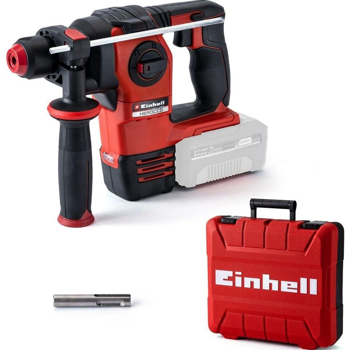 Einhell Akku-Bohrhammer HEROCCO 18/20, leistungsstarker Brushless Motor, SDS+ Werkzeugaufnahme