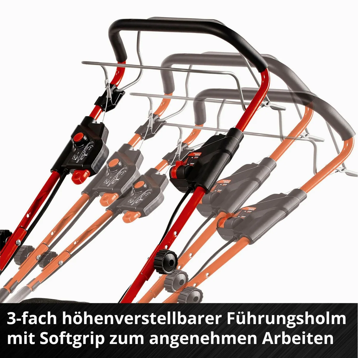 Einhell Akkurasenmäher GP-CM 36/47 S HW Li, 47 cm Schnittbreite, 4 Akkus inklusive 4
