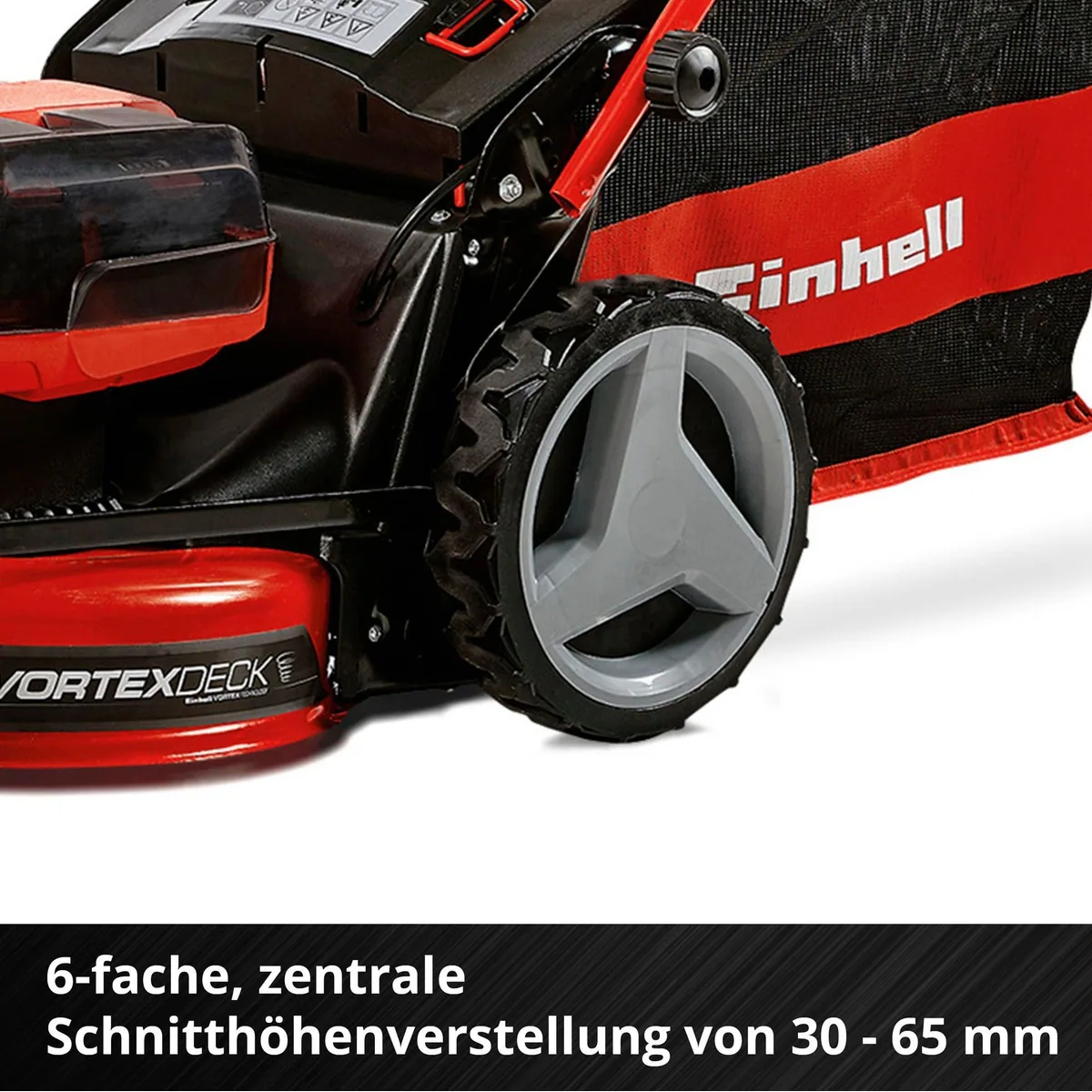 Einhell Akkurasenmäher GP-CM 36/47 S HW Li, 47 cm Schnittbreite, 4 Akkus inklusive 5