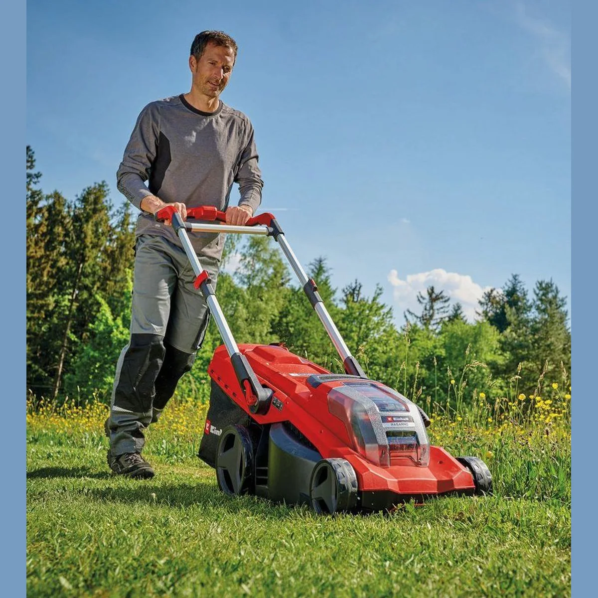 Einhell RASARRO 36/42, kraftvoller Brushless Motor, 42 cm Schnittbreite — ideal für Rasenflächen bis 500 m² 3