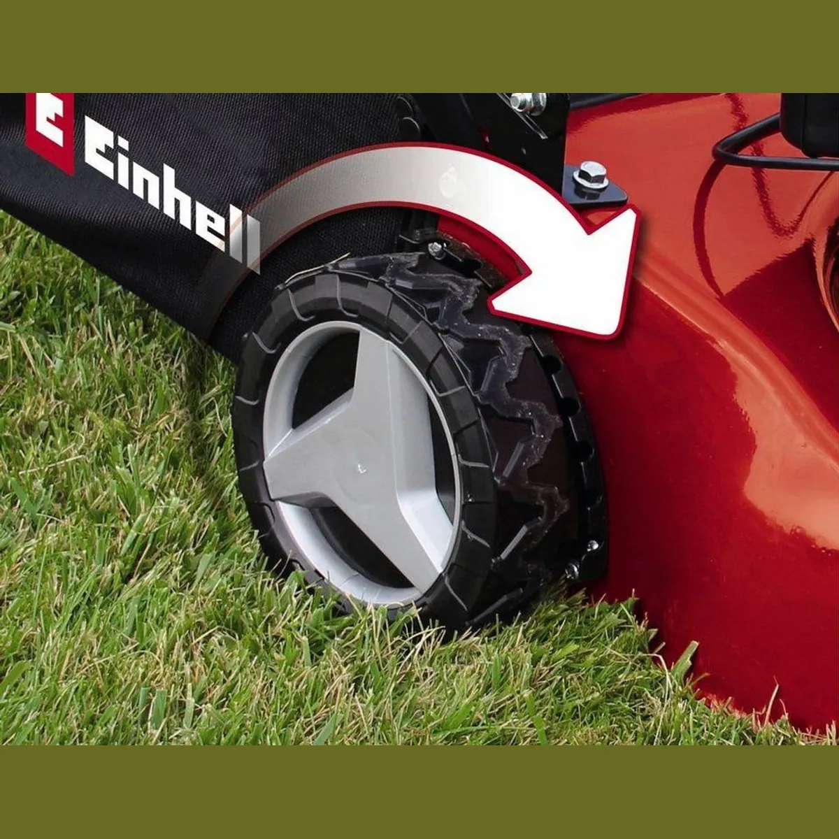Einhell GC-PM 46/5 S Benzinrasenmäher, 46 cm Schnittbreite, neunstufige Schnitthöhenverstellung 4
