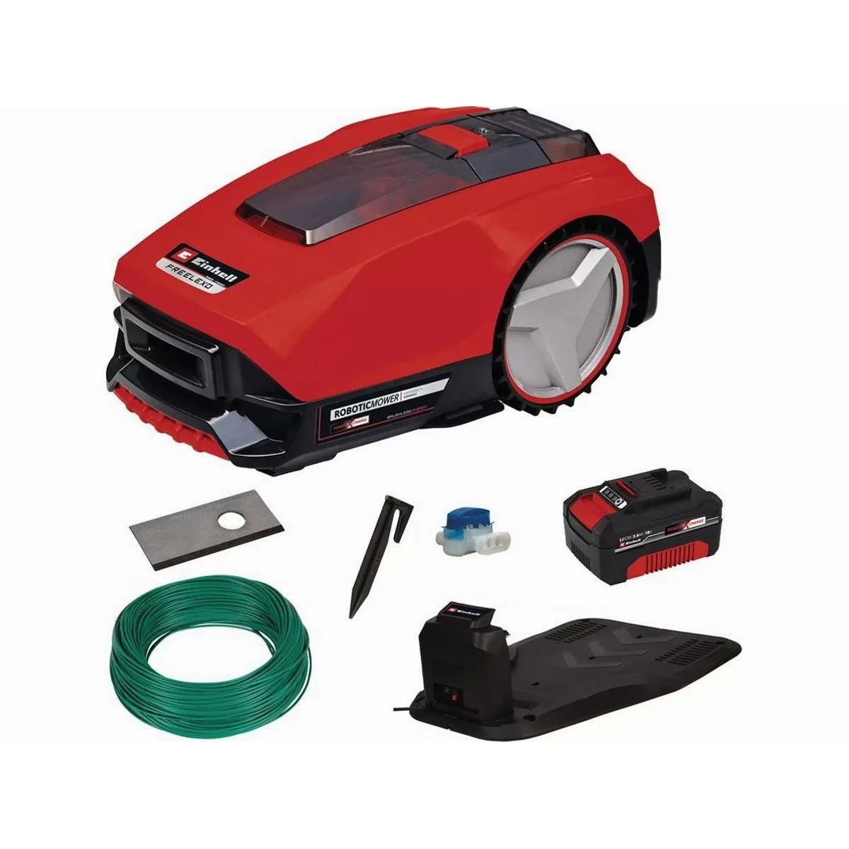 Einhell FREELEXO 550 Kit, Rasenmähroboter für bis 550 m², inklusive Akku und Ladestation