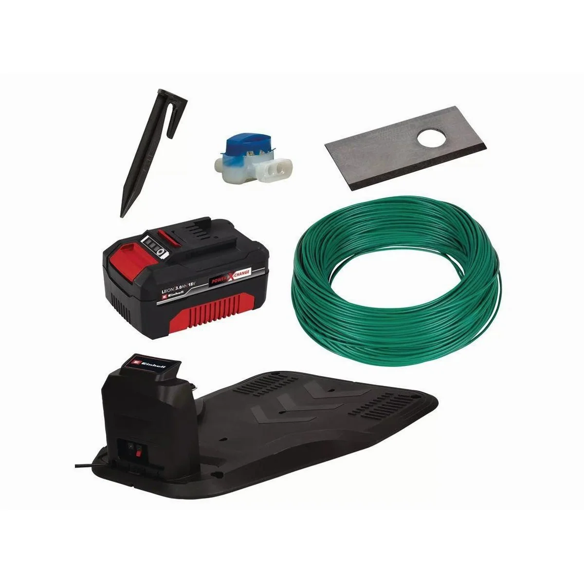 Einhell FREELEXO 550 Kit, Rasenmähroboter für bis 550 m², inklusive Akku und Ladestation 3