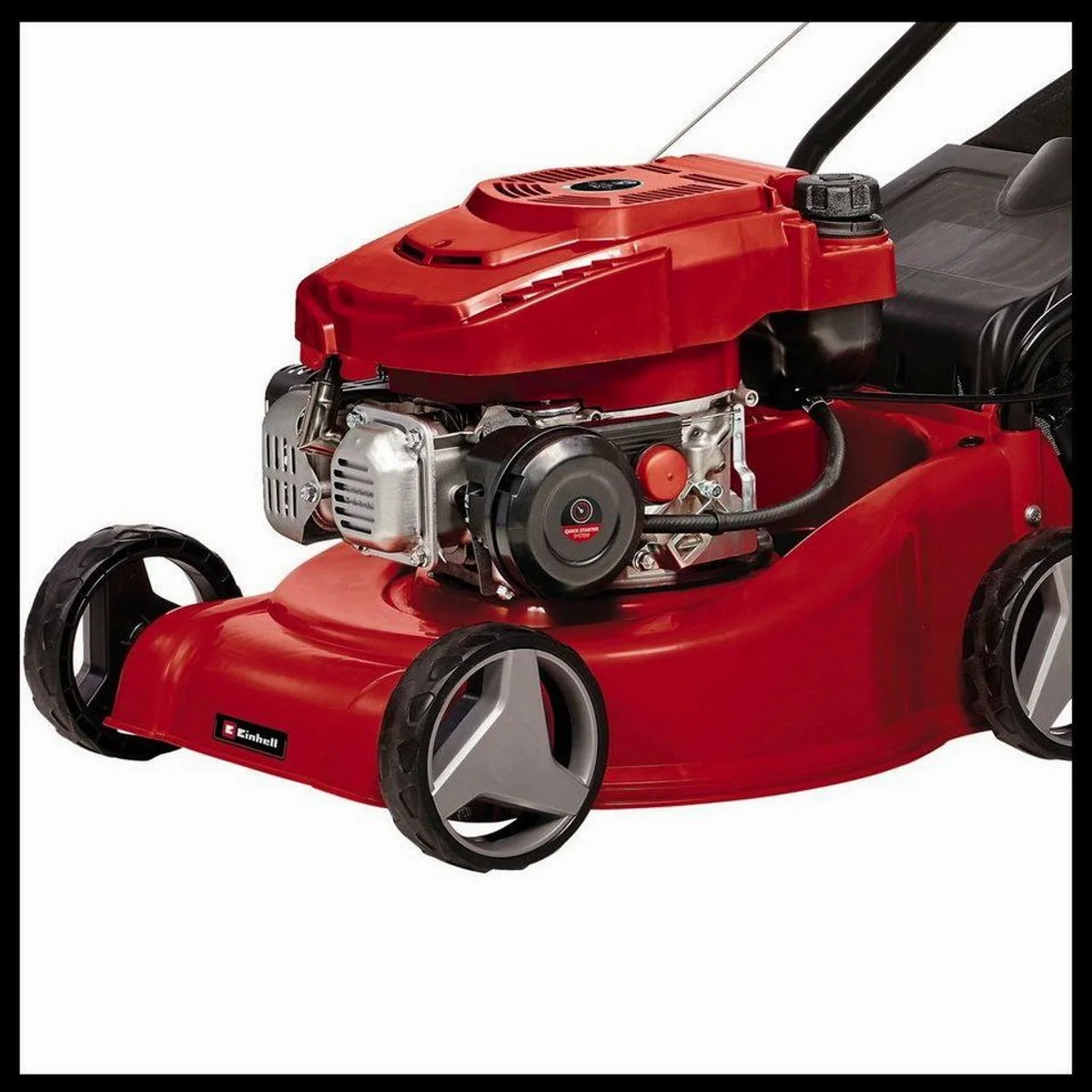Einhell GC-PM 40/2 Benzinrasenmäher, hohe Leistung, flexible Schnitthöhenverstellung, klappbarer Führungsholm 3