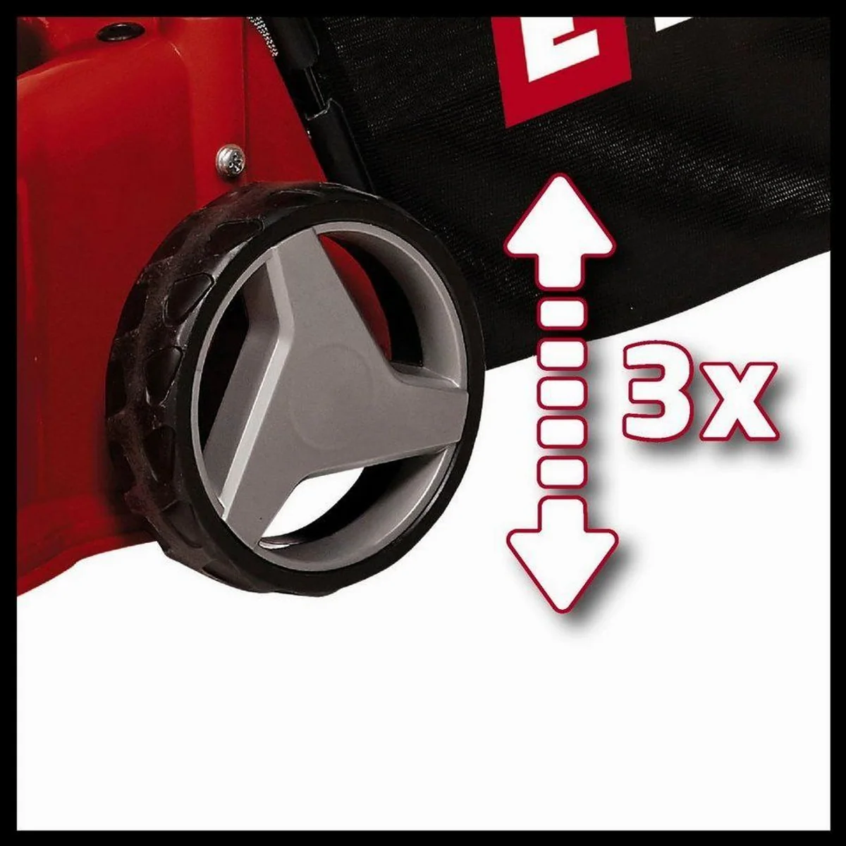 Einhell GC-PM 40/2 Benzinrasenmäher, hohe Leistung, flexible Schnitthöhenverstellung, klappbarer Führungsholm 5