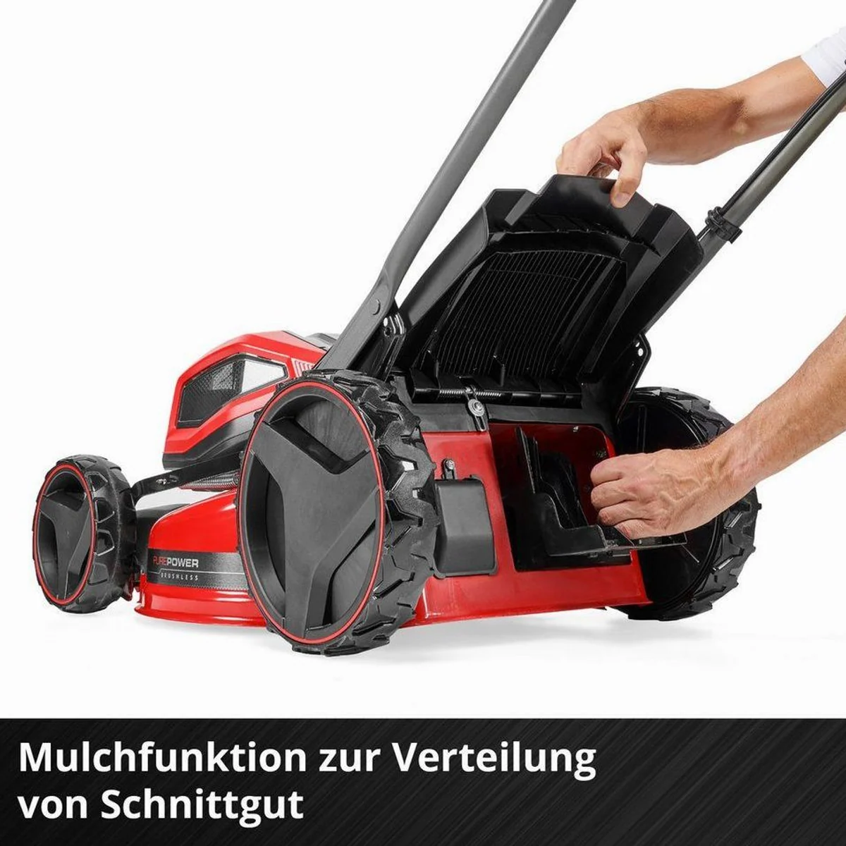 Einhell GP-CM 36/47 S Li BL Akkurasenmäher, 47 cm Schnittbreite, 4x 4 Ah Akkus 5