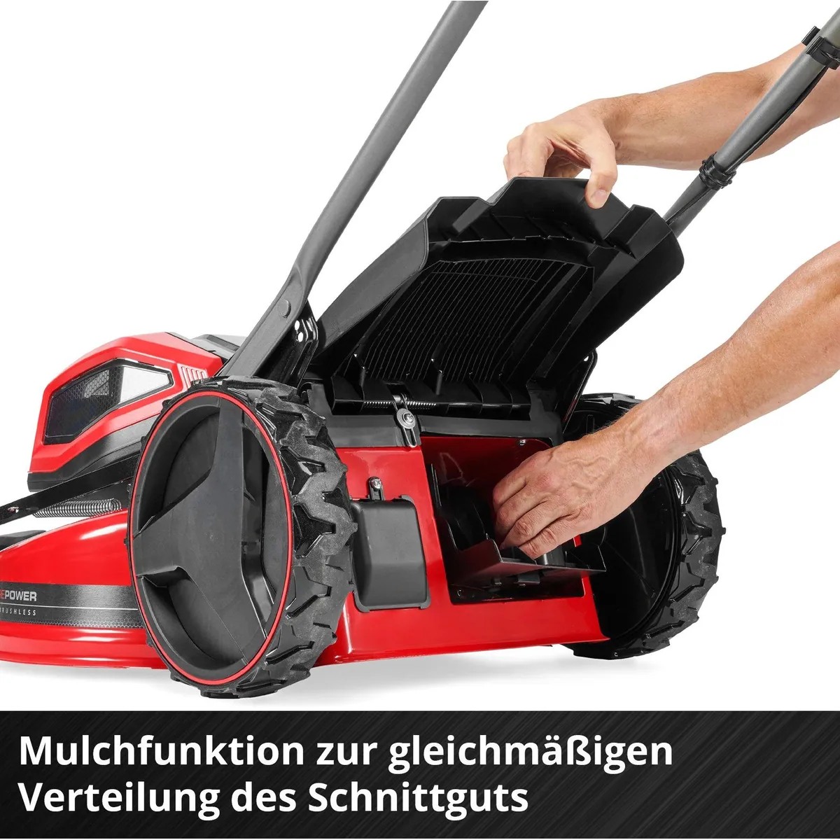 Einhell GP-CM 36/52 S Li BL Akkurasenmäher, 52 cm Schnittbreite, 4 x 5,2 Ah Akkus 5
