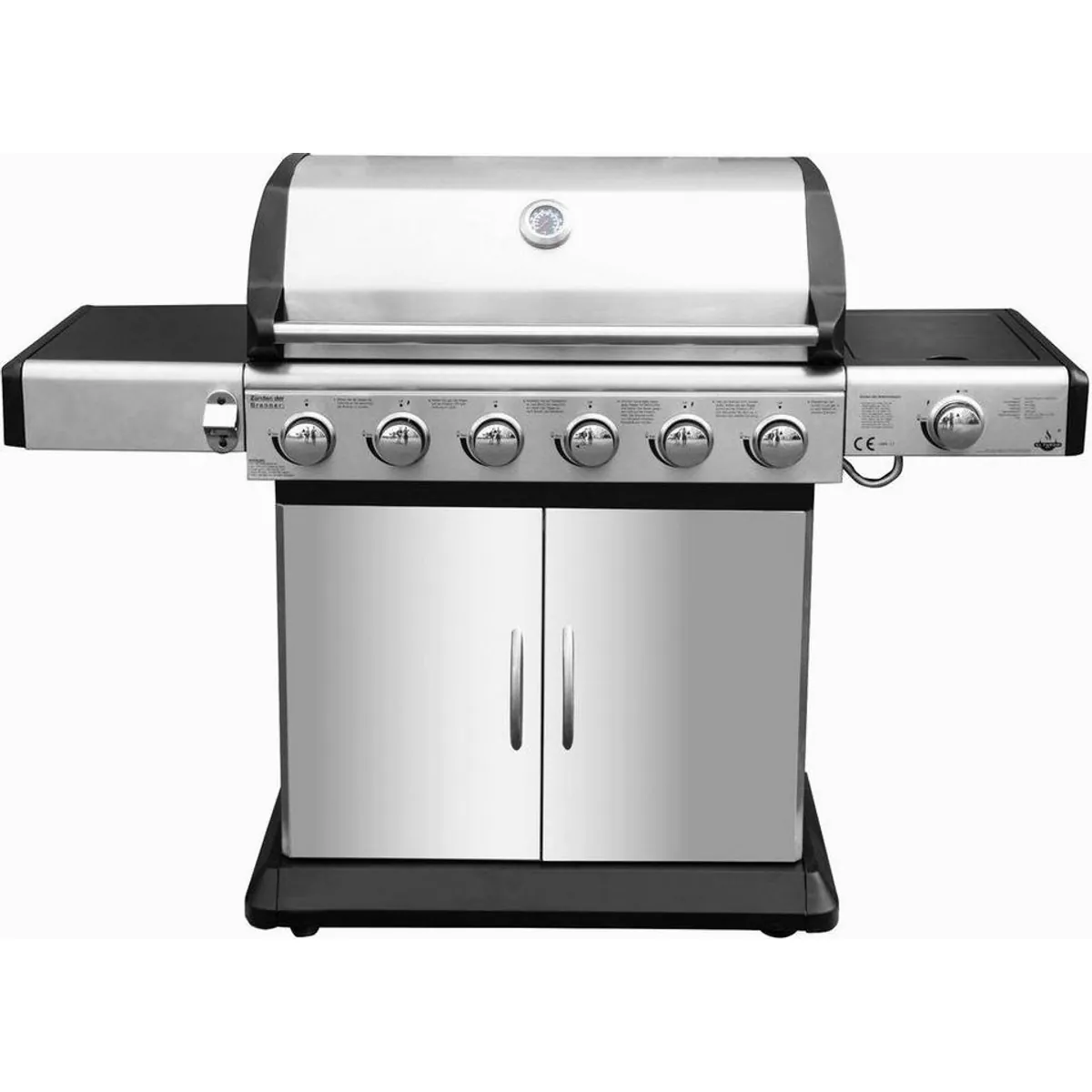 El Fuego Gasgrill Deluxe, großzügige Grillfläche und moderne Ausstattung 2