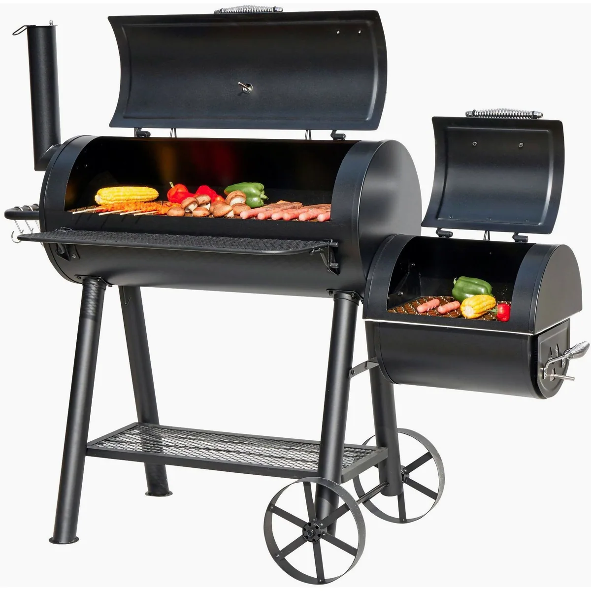 El Fuego Smoker Buffalo, großzügige Grillfläche, vielseitige Funktionen, modernes Design