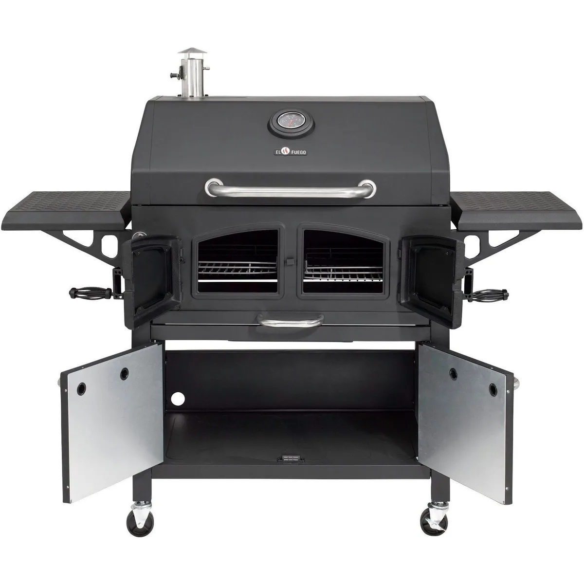 El Fuego Smoker Grand Ontario, großzügige Grillfläche, robustes Design, vielseitige Nutzung 3