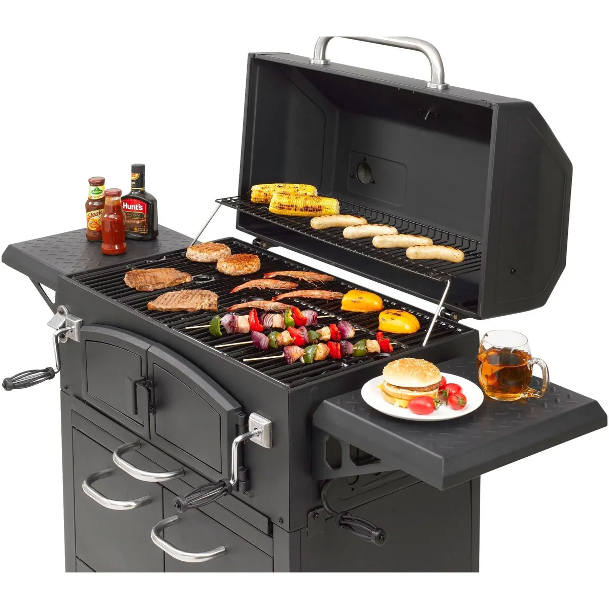 El Fuego Smoker Grand Ontario, großzügige Grillfläche, robustes Design, vielseitige Nutzung 5