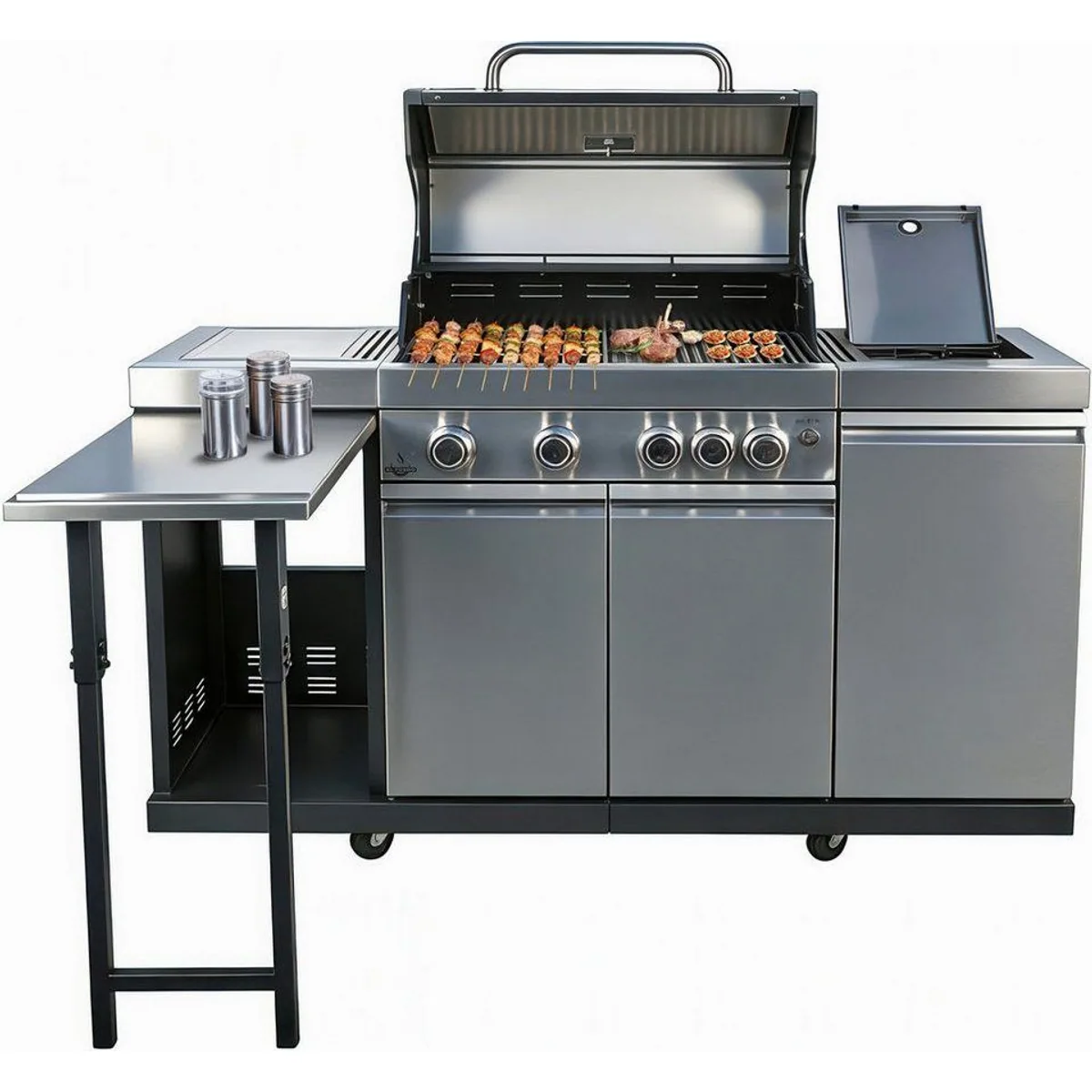 El Fuego Kombigrill Augusta, 17 kW Gesamtleistung, vielseitig einsetzbar