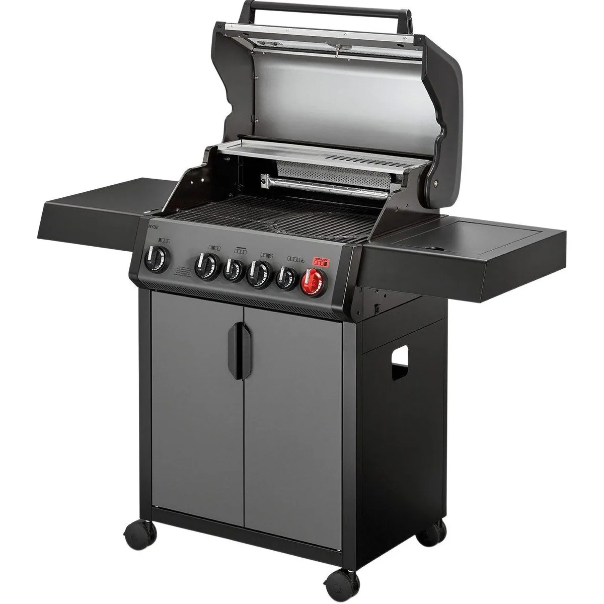 Enders Gasgrill Hyde 4 SIKR Turbo, 800 °C Turbo Zone, Infrarot-Backburner, vielseitiger Gussrost 2