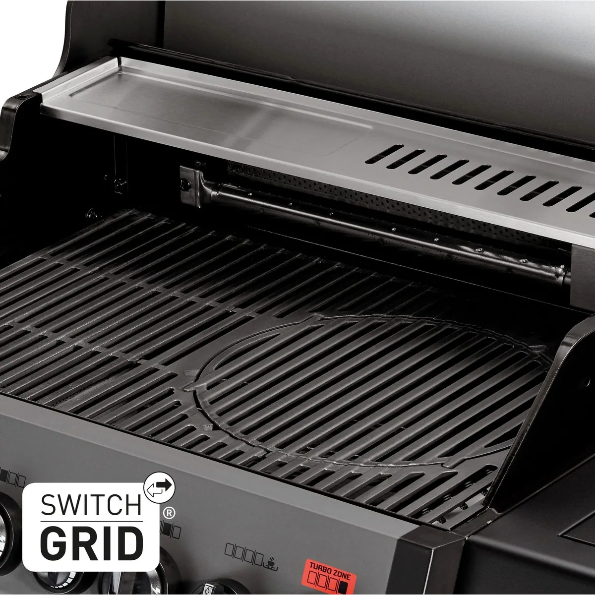 Enders Gasgrill Hyde 4 SIKR Turbo, 800 °C Turbo Zone, Infrarot-Backburner, vielseitiger Gussrost 4