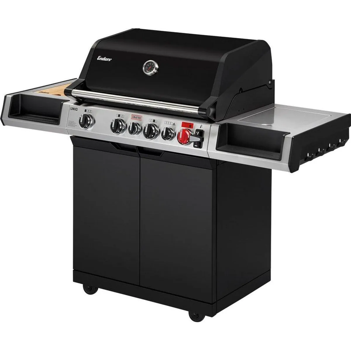 Enders Gasgrill Uniq 4 IK Cruster, 800°C Infrarot-Oberhitze, Turbo Zone
