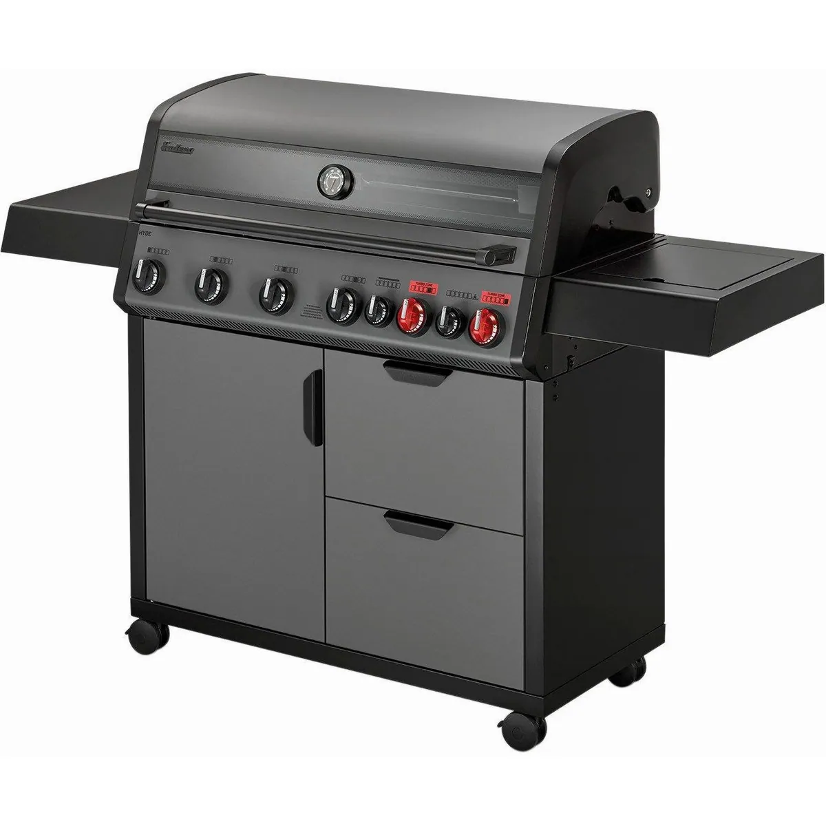 Enders Hyde 6 SIKR Turbo Gasgrill, 6 Brenner, turboschnelle Temperaturen für perfektes Anbraten