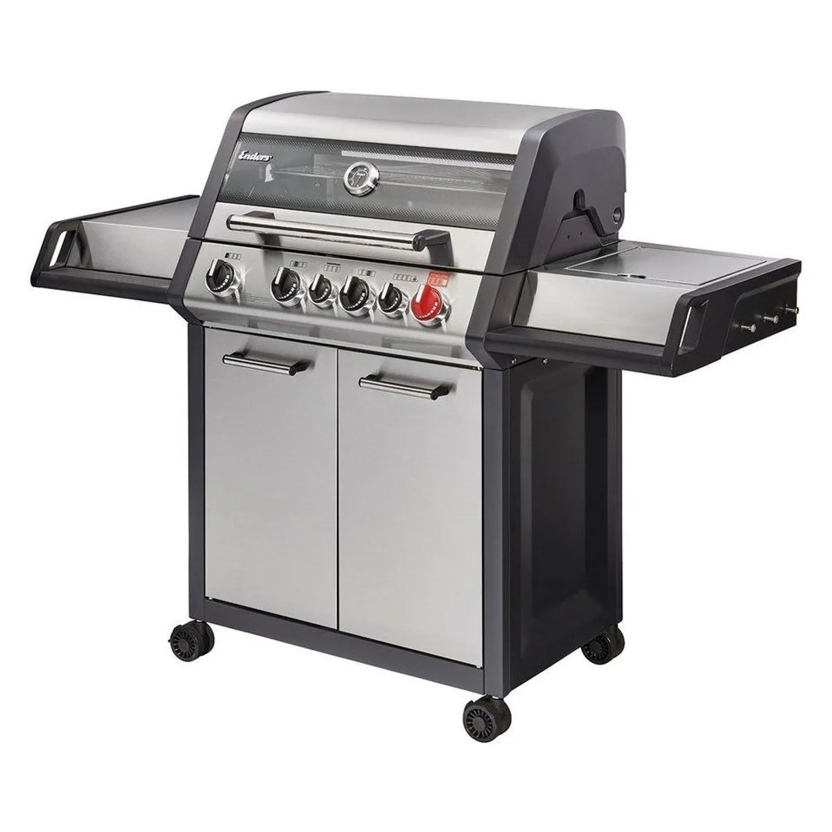 Enders Gasgrill Monroe Pro 4 SIK Turbo, 4 Edelstahlbrenner, Turbo Zone